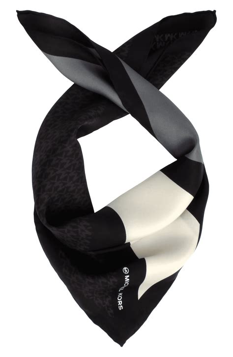 Michael Kors Silk Logo Bandana .